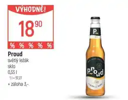 Globus Proud světlý ležák nabídka