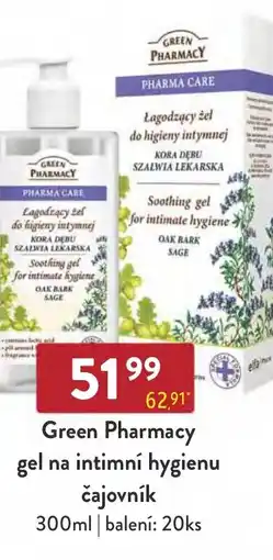 Astur&Qanto Green Pharmacy gel na intimní hygienu čajovník nabídka