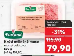 Kaufland Purland Krůtí mleté maso nabídka