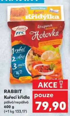 Kaufland RABBIT Kuřecí křídla pálivá/nepálivá nabídka