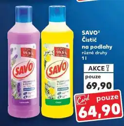 Kaufland SAVO² Čistič na podlahy nabídka