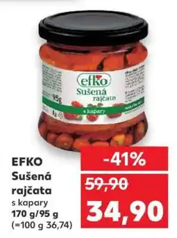 Kaufland EFKO Sušená rajčata s kapary nabídka