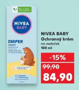 Kaufland NIVEA BABY Ochranný krém na zadeček 100 ml nabídka