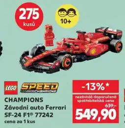 Kaufland LEGO SPEED CHAMPIONS Závodní auto Ferrari SF-24 F1 77242 nabídka