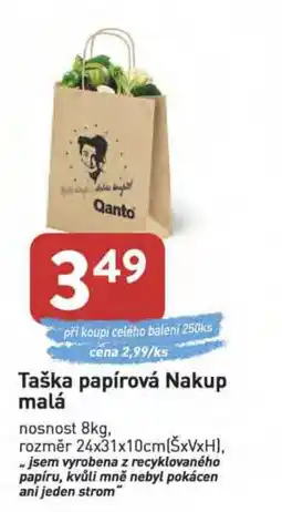 Astur&Qanto Taška papírová Nakup malá nabídka