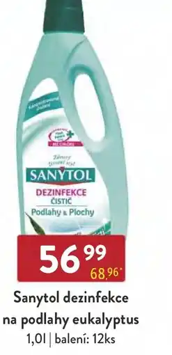 Astur&Qanto Sanytol dezinfekce na podlahy eukalyptus nabídka