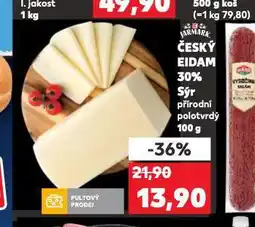 Kaufland Eidam 30% nabídka