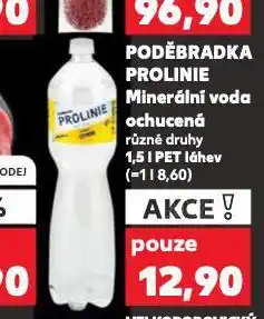 Kaufland Poděbradka prolinie ochucená nabídka