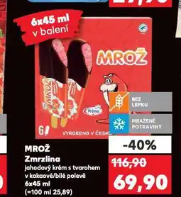 Kaufland Mrož zmrzlina nabídka