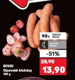Kaufland Opavské klobásy nabídka