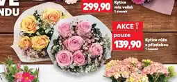 Kaufland Kytice růže s přízdobou nabídka