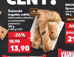 Kaufland Švýcarská bageta světlá nabídka
