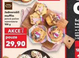 Kaufland Jednorožší muffin nabídka