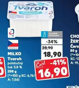 Kaufland Milko tavroh polotučný nabídka