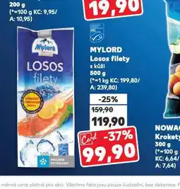 Kaufland Mylord losos filet s kůží nabídka
