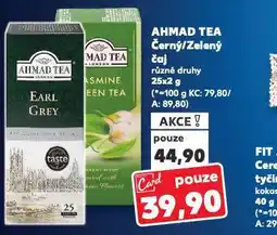 Kaufland Ahmad tea čaj nabídka