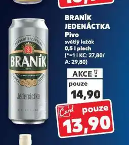 Kaufland Pivo braník 11 nabídka