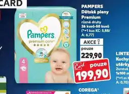 Kaufland Pampers dětské plenky nabídka