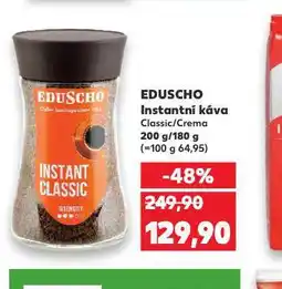Kaufland Eduscho instantní káva nabídka