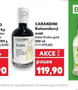 Kaufland Carandini baůsamikový ocet nabídka