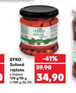 Kaufland Efku sušená rajčata nabídka