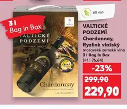 Kaufland Valtické podzemí ryzlink vlašský nabídka