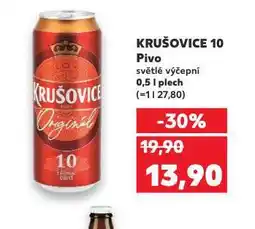 Kaufland Pivo krušovice 10 nabídka