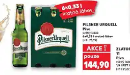 Kaufland Pivo pilsner urquell nabídka