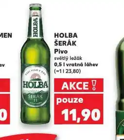 Kaufland Pivo holba šerák nabídka