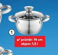 Kaufland Hrnec s poklicí 1,3l nabídka