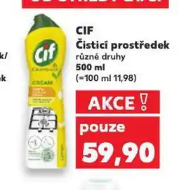 Kaufland Cif čistící prosteřdek nabídka