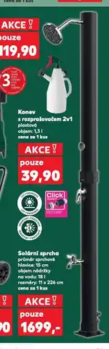 Solární sprcha