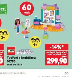 Kaufland Lego tvoření s krabičkou nabídka