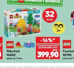 Kaufland Stavebnice lego táboření nabídka
