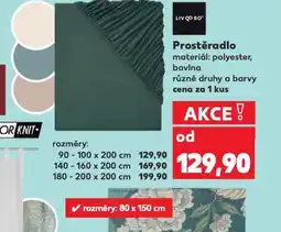 Kaufland Napínací prostěradlo 140-160 x 200 cm nabídka