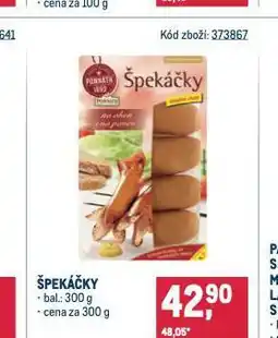 Makro Špekáčky nabídka