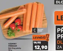 Kaufland Hot dog párky nabídka