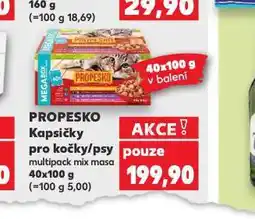Kaufland Propesko kapsičky pro psy nabídka