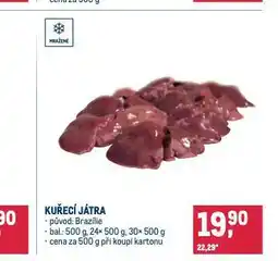 Makro Kuřecí játra nabídka