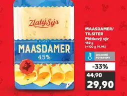 Kaufland Maasdamer / tilsiter nabídka