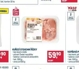 Makro Kuřecí stehenní řízky nabídka