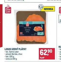 Makro Losos uzený plátky nabídka