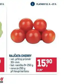 Makro Rajčata cherry nabídka