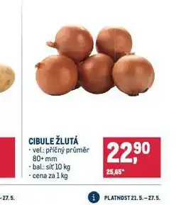 Makro Cibule žlutá nabídka