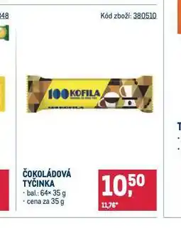 Makro Čokoládová tyčinka nabídka