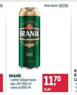Makro Pivo braník nabídka