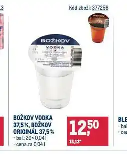 Makro Božkov vodka 37,5% nabídka