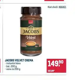 Makro Jasobs velvet crema instantní káva nabídka