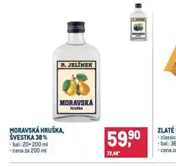 Makro Moravská hruška, švestka nabídka