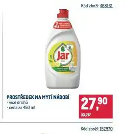 Makro Jar prostředek na nádobí nabídka